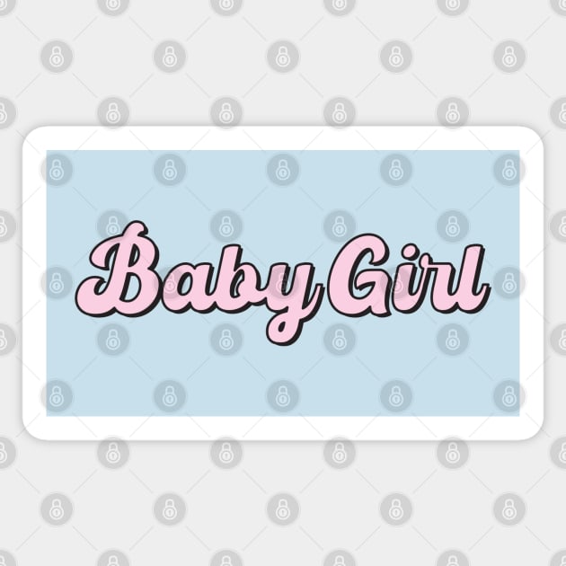 BABY GIRL Sticker by Hou-tee-ni Designs